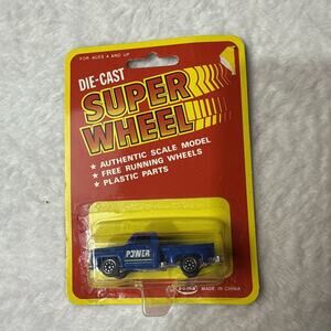 VINTAGE SUPER WHEELS CHEVROLET SQUARE BODY PICKUP BLUE